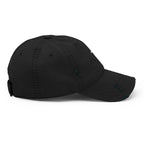 Black Christian Embroidered Hat with Adjustable Strap for Stylish Faith-Based Fashion