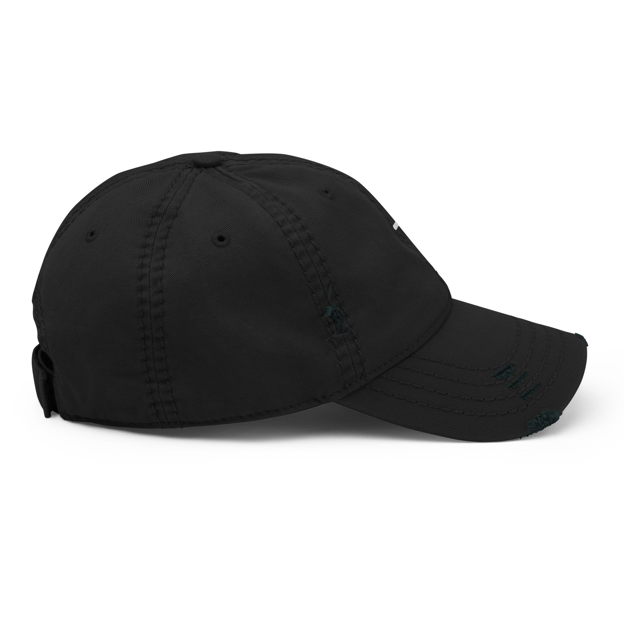 Black Christian Embroidered Hat with Adjustable Strap for Stylish Faith-Based Fashion