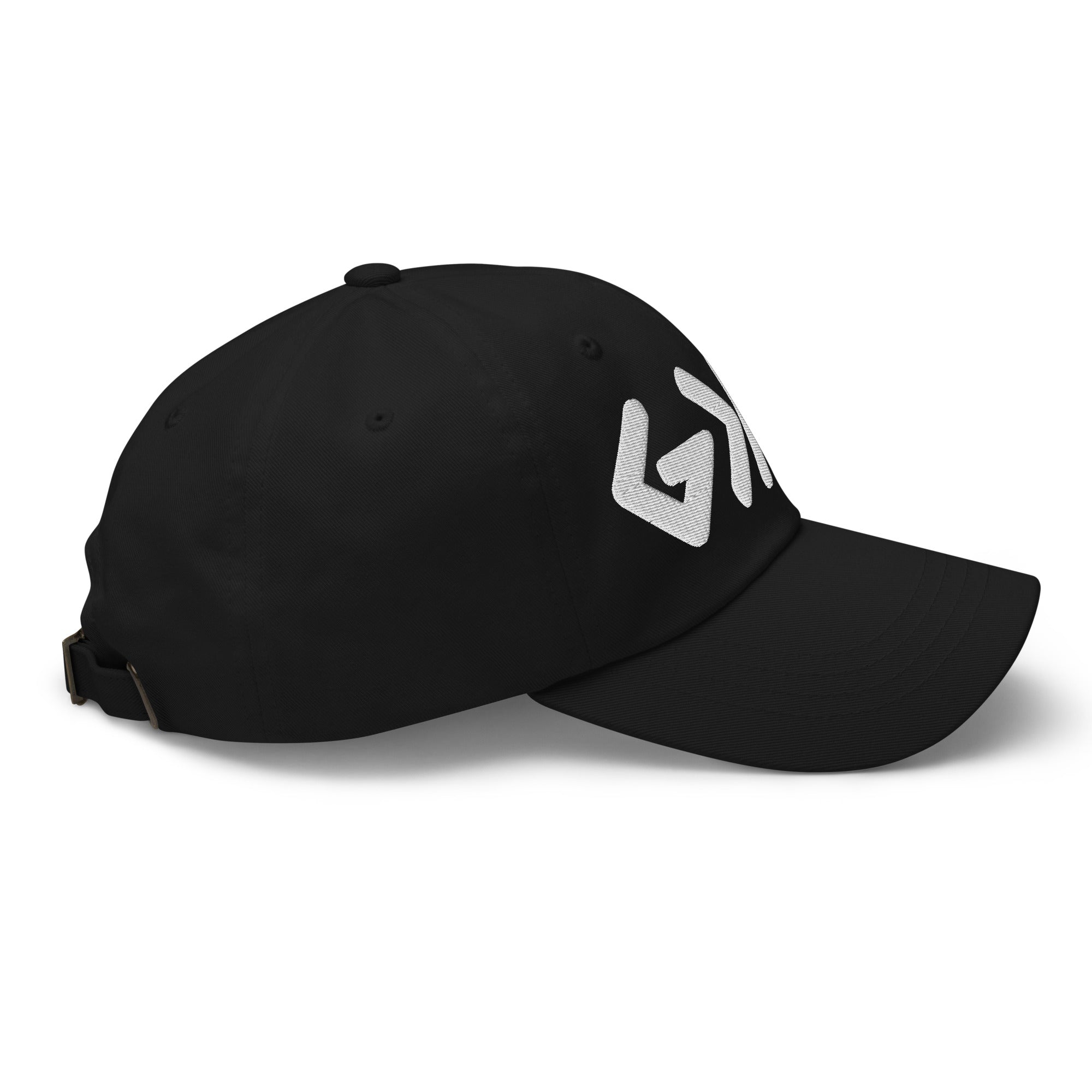 Black Christian Embroidered Hat with stylish design for casual wear
