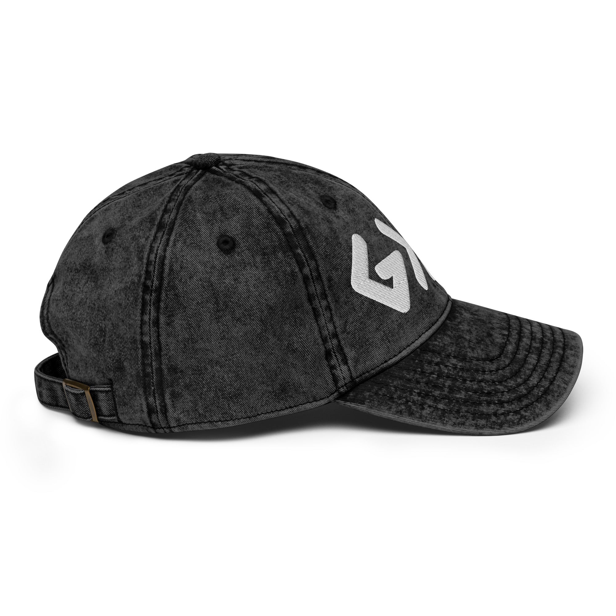 Christian Embroidered Hat in black with a stylish design and adjustable strap for a comfortable fit