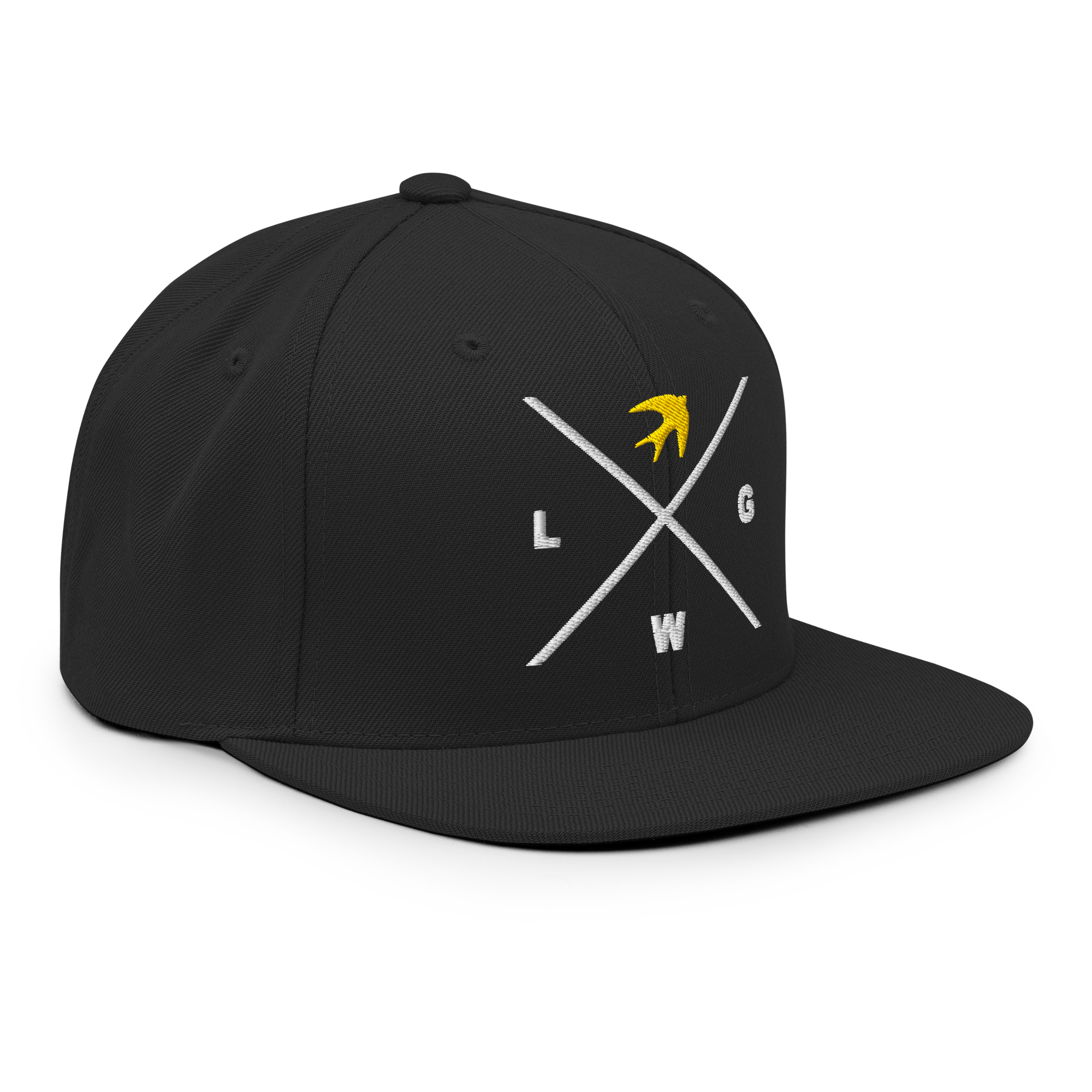 Christian Embroidered Hat in black featuring a unique logo design for stylish wear