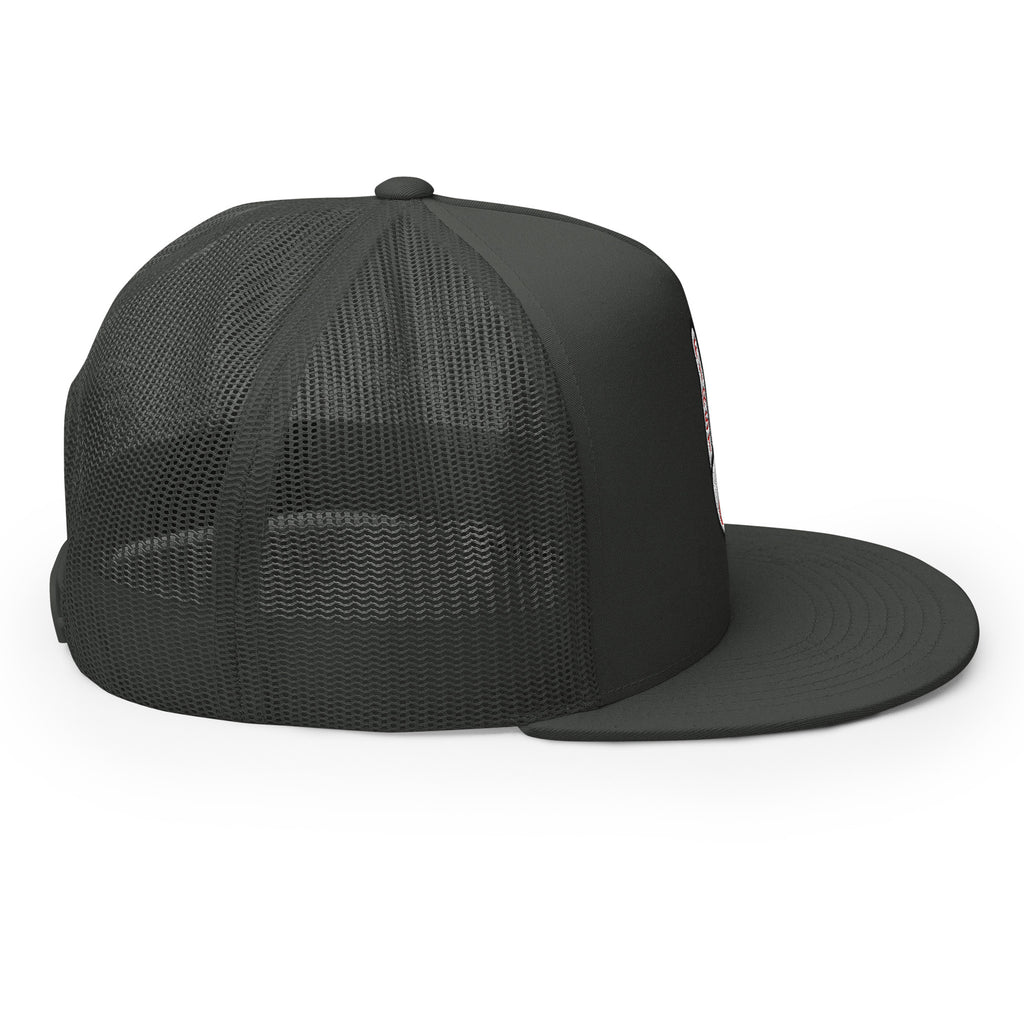 Black Christian Embroidered Hat with a Stylish Mesh Back for Comfort and Breathability