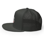 Christian Embroidered Hat in black with a mesh back and adjustable snap closure