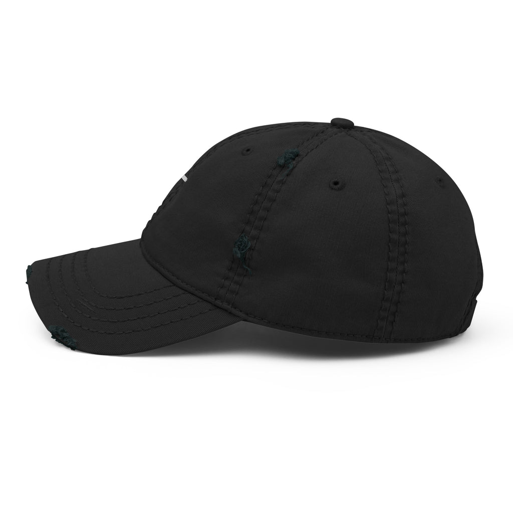 Black Christian Embroidered Hat with Adjustable Strap and Stylish Design for Everyday Wear