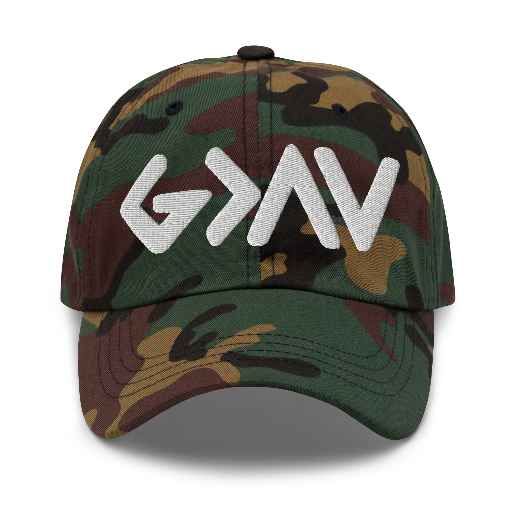 Rep The One Christian Embroidered Hat in Camouflage Design for Casual Wear
