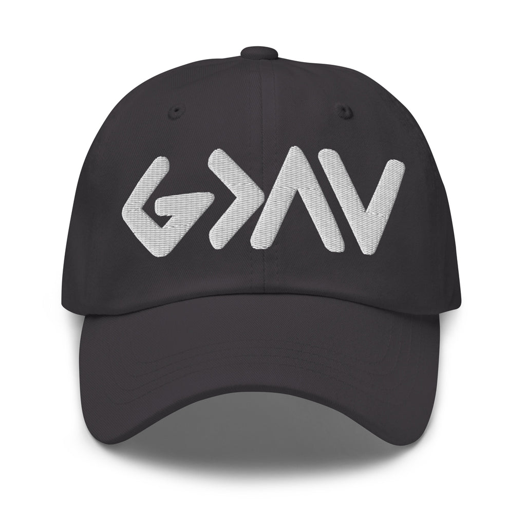 Black Christian Embroidered Hat with Stylish Logo Design for Everyday Wear