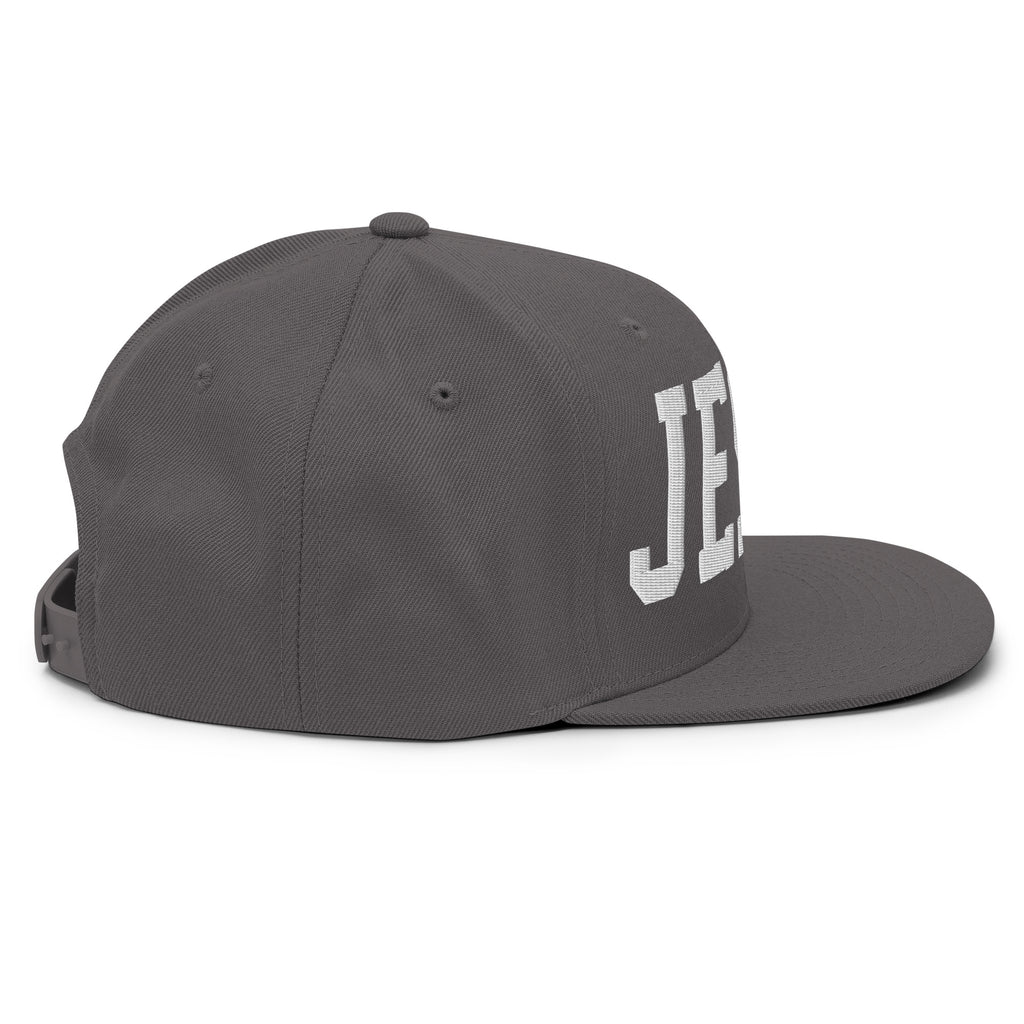 Christian Embroidered Hat in Gray with White Lettering for Faith-Inspired Fashion