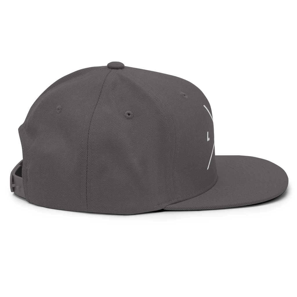 Christian Embroidered Hat in Gray with Stylish Design and Adjustable Closure