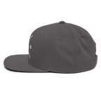 Gray snapback cap from RepThe1 featuring a simple design perfect for casual wear with Christian Jewelry theme