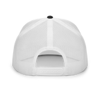 White mesh back of a Christian Embroidered Hat designed for comfort and style