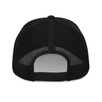 Black Christian Hat with Mesh Back and Adjustable Snap Closure for a Comfortable Fit