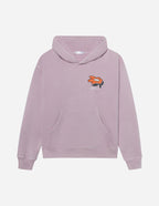 Elevated Faith Christian Hoodie in Lilac with Flower Embroidery on the Chest