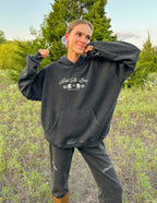 Elevated Faith Christian Hoodie in Black with Inspirational Design for Casual Comfort
