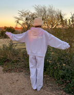 Elevated Faith Christian Hoodie in Light Purple with Relaxed Fit and Inspirational Design