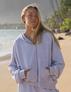 Light lavender Christian Hoodie by Elevated Faith with a relaxed fit and front pockets