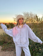 Elevated Faith Christian Hoodie in light purple with a cozy oversized fit for casual wear