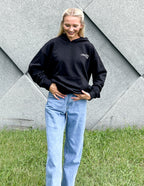 Elevated Faith Black Christian Hoodie with a Relaxed Fit and Stylish Design for Everyday Wear