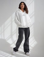 Elevated Faith Christian Hoodie in white with a stylish design and comfortable fit for everyday wear