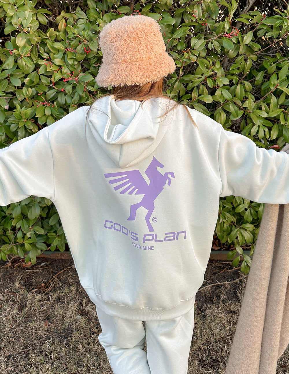 Elevated Faith Christian Hoodie in light gray featuring a graphic design and cozy fit for everyday wear