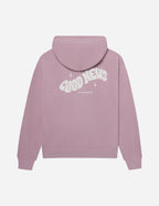 Elevated Faith Christian Hoodie in Lavender with 'Good News' Graphic on the Back