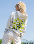 Elevated Faith Christian Hoodie with butterfly design and Grace Upon Grace text on back