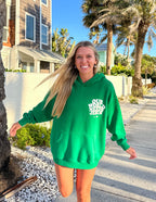 Green Christian Hoodie from Elevated Faith featuring a bold graphic for a stylish religious look