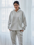Elevated Faith Gray Christian Hoodie with Front Pocket and Relaxed Fit for Casual Wear
