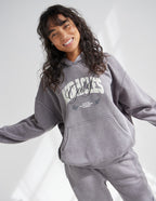 Elevated Faith Christian Hoodie in Gray with Vintage Graphic Design and Cozy Fit