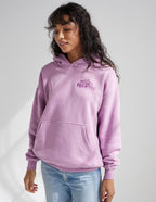 Elevated Faith Christian Hoodie in Purple with a Front Pocket and Inspirational Quote