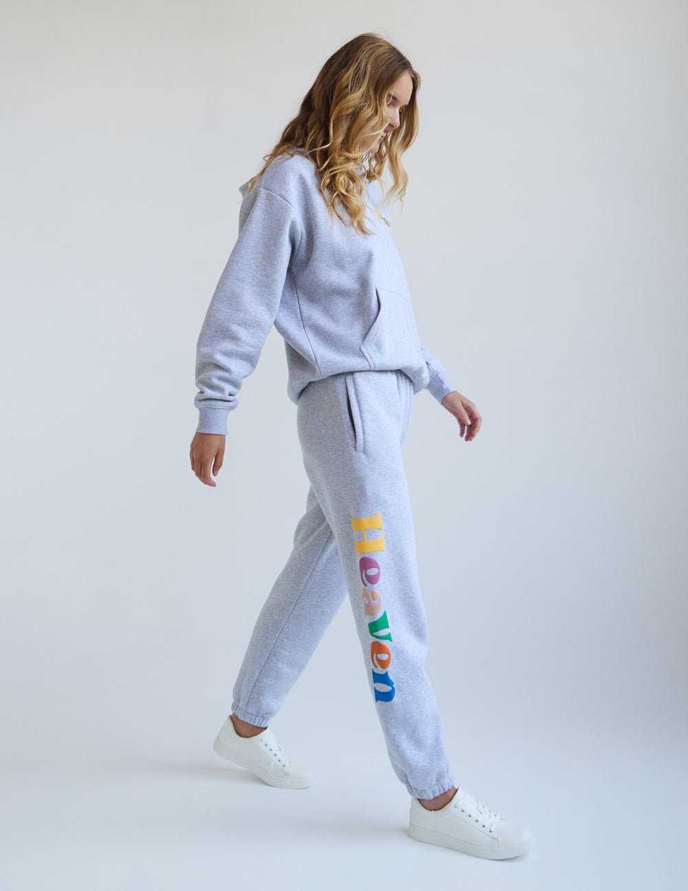 Elevated Faith Christian Hoodie in soft gray with cozy design for comfortable wear