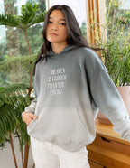 Elevated Faith Christian Hoodie in gradient gray with inspirational quote for everyday comfort