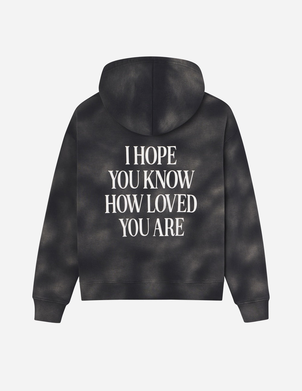 Black Elevated Faith Christian Hoodie with Inspirational Quote on the Back