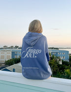 Elevated Faith Christian Hoodie in Blue with 'Imago Dei' Graphic on Back for Stylish Comfort