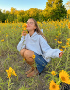 Elevated Faith Christian Hoodie in Light Gray, Perfect for Casual Wear in Nature