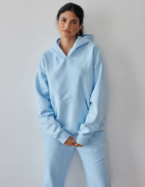 Elevated Faith Light Blue Christian Hoodie for a comfortable and stylish casual look