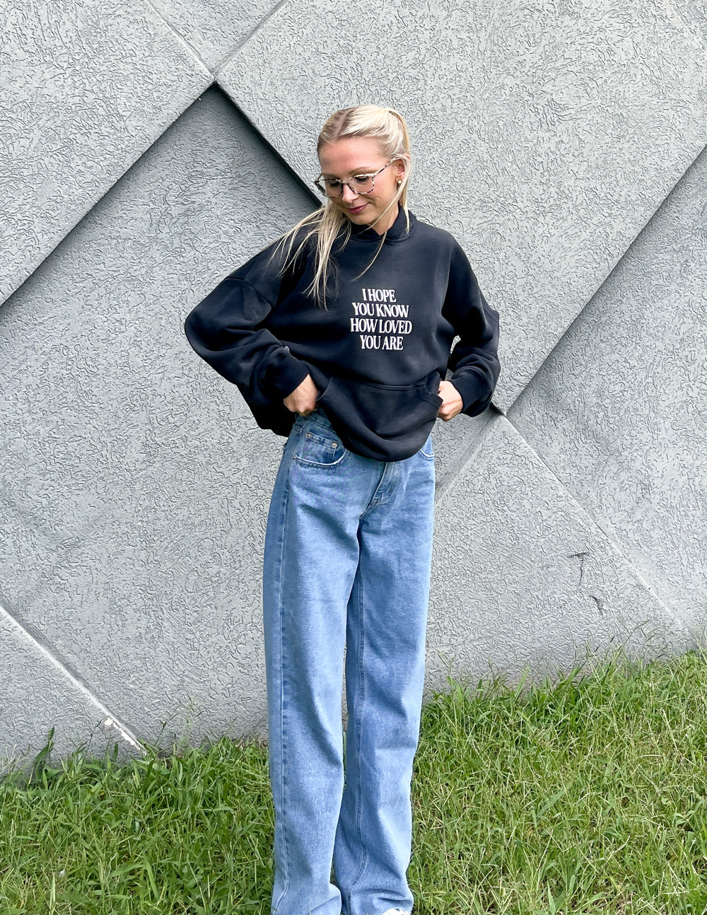 Elevated Faith Christian Hoodie with inspirational quote featuring a comfortable fit and casual style