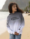 Elevated Faith Christian Hoodie in Gradient Grey and White with Inspirational Text