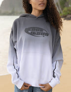 Elevated Faith Christian Hoodie in Gradient Gray with Front Pocket for Comfortable Style