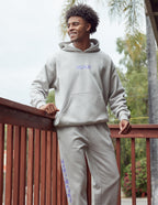 Elevated Faith Christian Hoodie in Grey with Front Pocket and Comfortable Fit