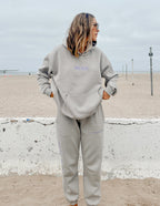 Elevated Faith Christian Hoodie in Gray with 'Peace' Design for Comfortable Casual Wear