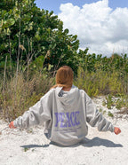Elevated Faith Christian Hoodie in Light Gray with Peace Graphic on Back for Inspirational Style