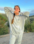 Elevated Faith Christian Hoodie in light gray with a relaxed fit for comfortable casual wear