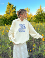 Elevated Faith Christian Hoodie in Cream with a Loving Message and a Relaxed Fit