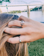 Elevated Faith Christian Jewelry Ring with Cross Design and Elegant Minimalist Style