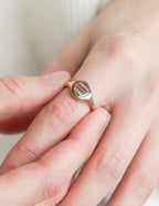 Elevated Faith Faith Ring in Rose Gold, a unique piece of Christian Jewelry for everyday wear