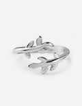 Elevated Faith Silver Leaf Ring, a stunning piece of Christian Jewelry designed to inspire faith