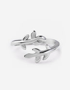 Elevated Faith Silver Leaf Ring, a stunning piece of Christian Jewelry designed to inspire faith
