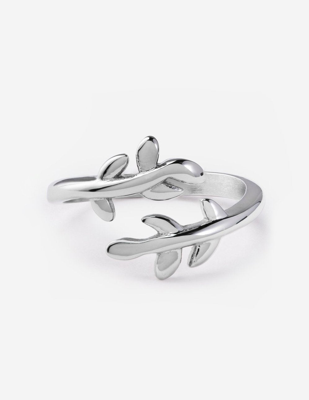 Elevated Faith Silver Leaf Ring, a stunning piece of Christian Jewelry designed to inspire faith