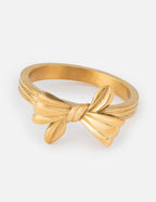 Gold Knot Ring from Elevated Faith, a stylish piece of Christian Jewelry for everyday wear