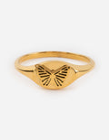 Gold Butterfly Ring from Elevated Faith, perfect for showcasing your faith with Christian Jewelry